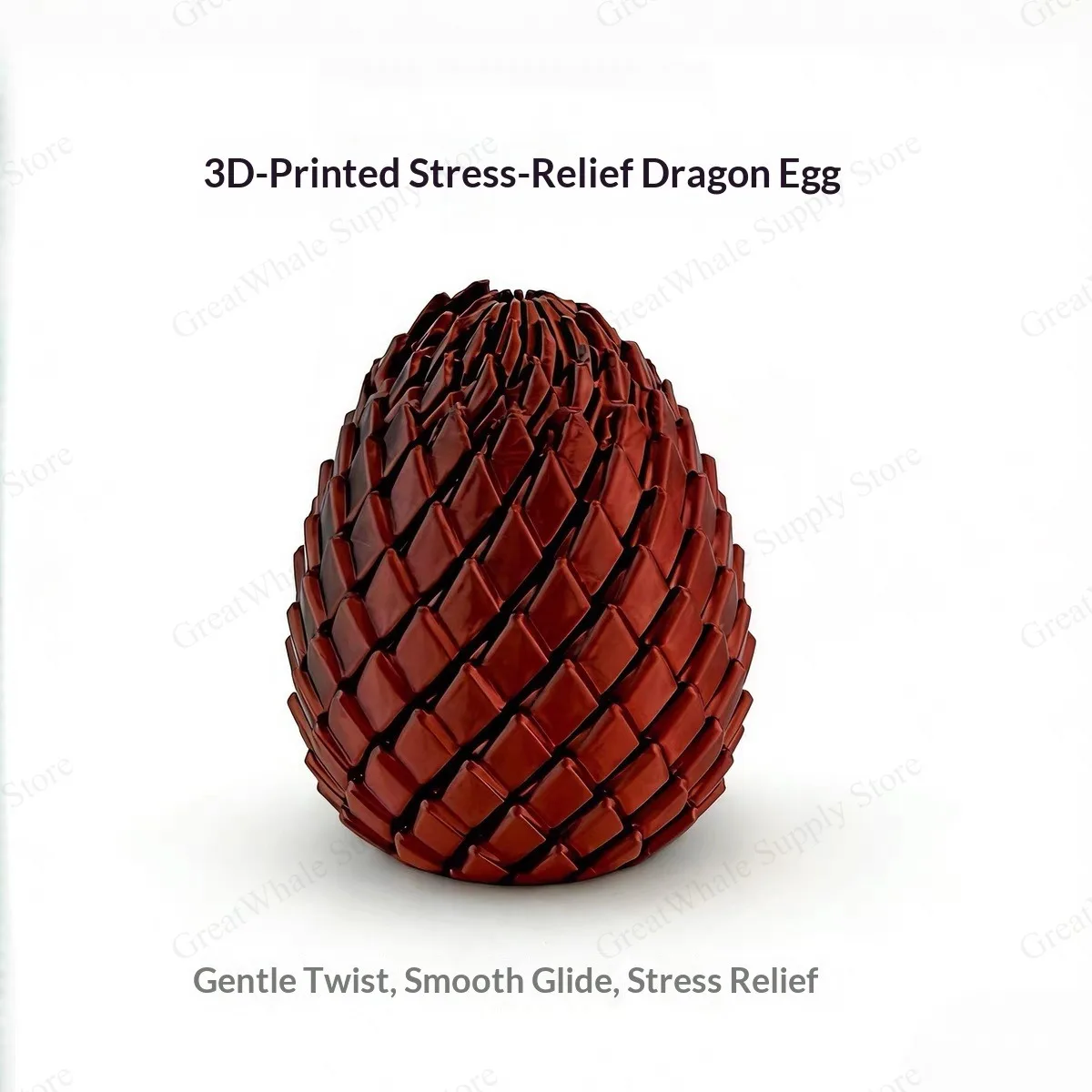Huevo Fidget 3D Dragón Con Efecto Líquido – Anti-estrés Sensorial Para Niños Y Adultos, 65 G