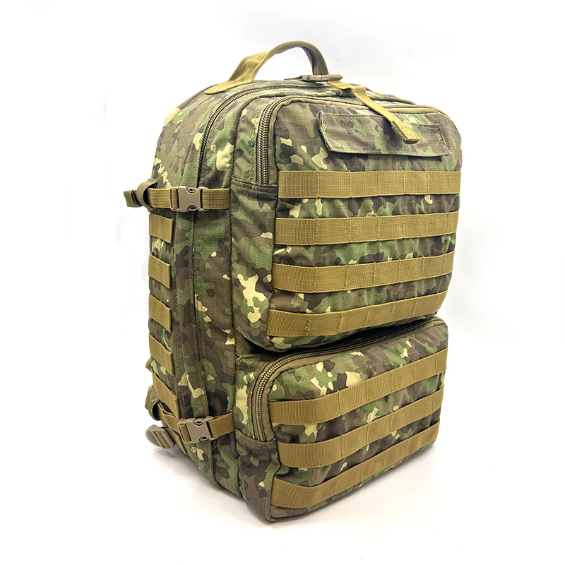 Tactical Vest Backpack First Aid Bag Camouflage Customized High-capacity Flame Retardant Hiking Outdoor Waterproof Unisex Zipper