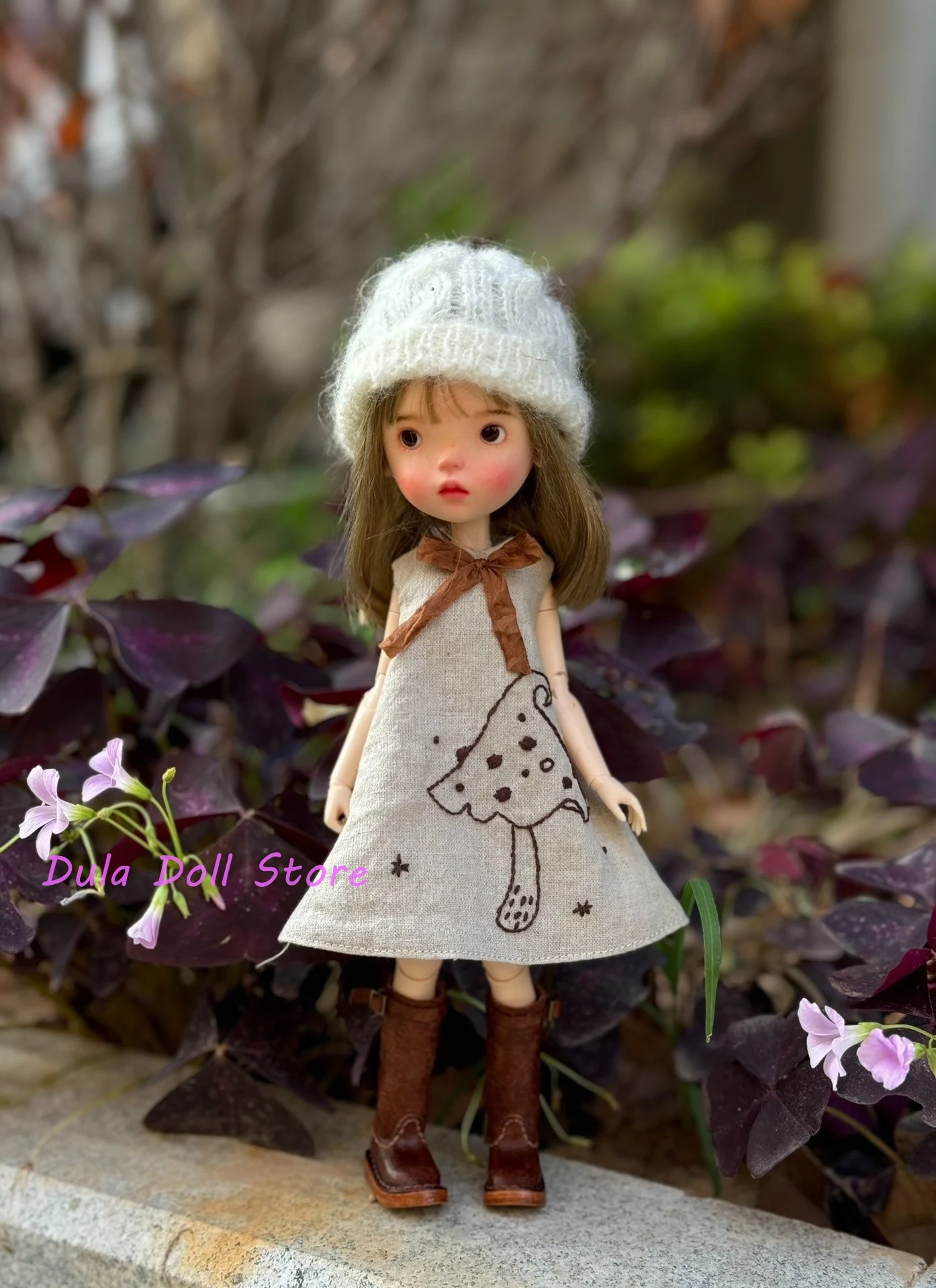 دولا ملابس دمى وفستان ريترو النمط الأدبي سلسلة الغابات المطرزة Blythe ob24 ob22 ICY JerryB 1/6 إكسسوارات دمي