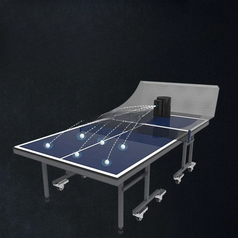 Professional training landing point trainer multi-functional self-training table tennis service machine