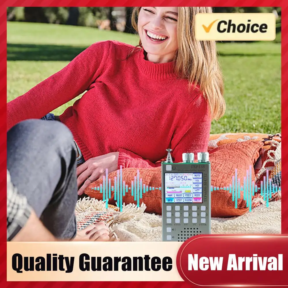 

Dual Modes Portable Radio Receiver 2.4 Inch Touch Screen RDS Data Display Radio 2500mAh Hand-Held Radio Receiver for Home Office