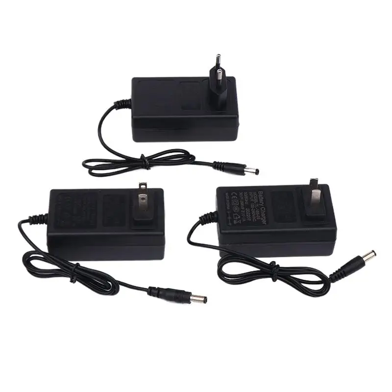 New 21v Lithium Battery Charger 1A For 18v ​​Electric Drill Intelligent Power Adapter EU US Plug Transformer 5-string Charger