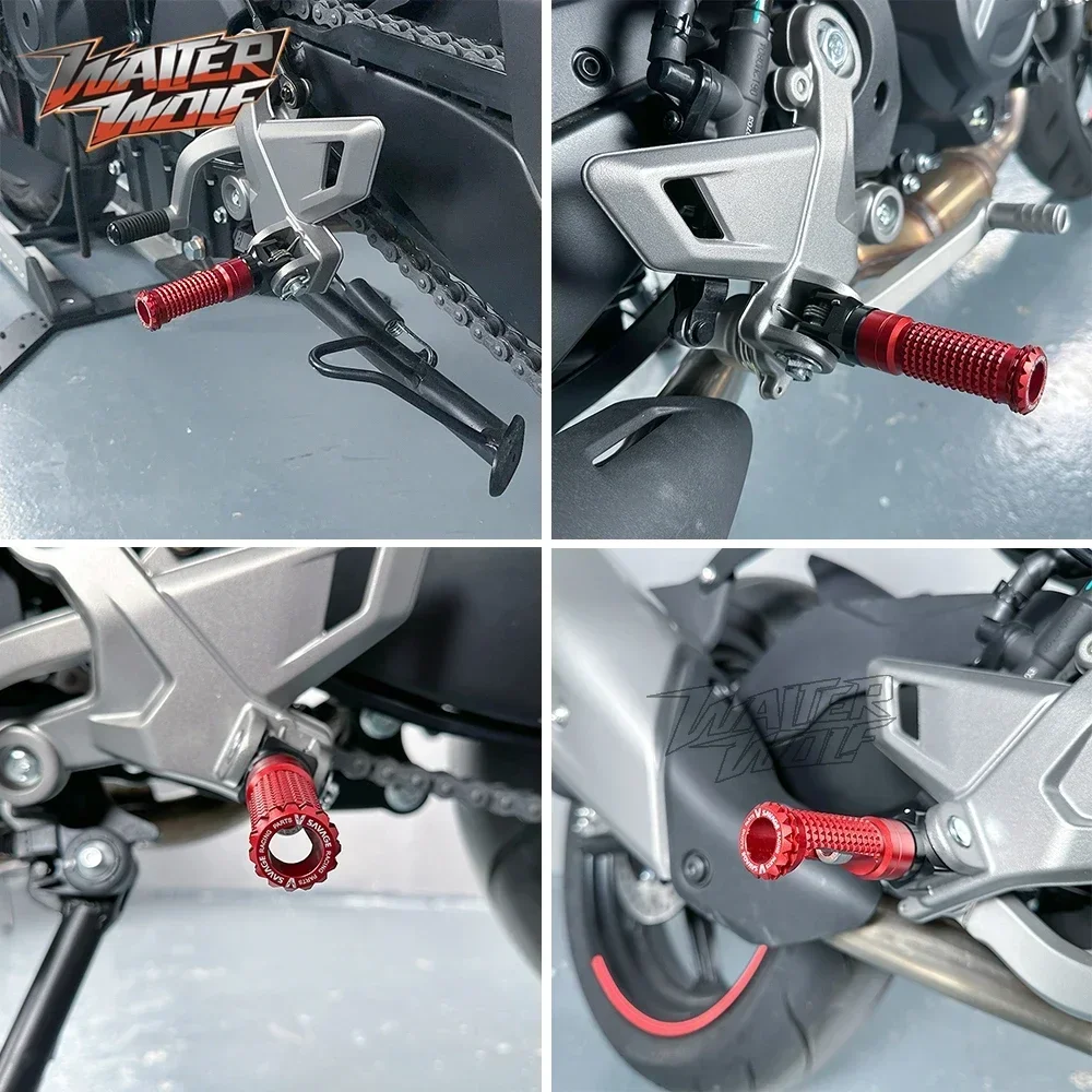 For CFMOTO 450SR 450SS 450NK Front Footrests Rider Footpeg For CF Moto 800NK 450SRS 450/800 SS/SR/SRS/NK Foot Peg Pedals Stand