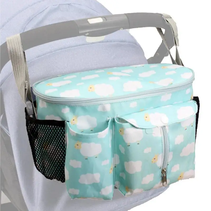 Baby Diaper Caddy Organizer Portable Holder Bag For Car Nursery Storage Bins Nappy Bags With Lid