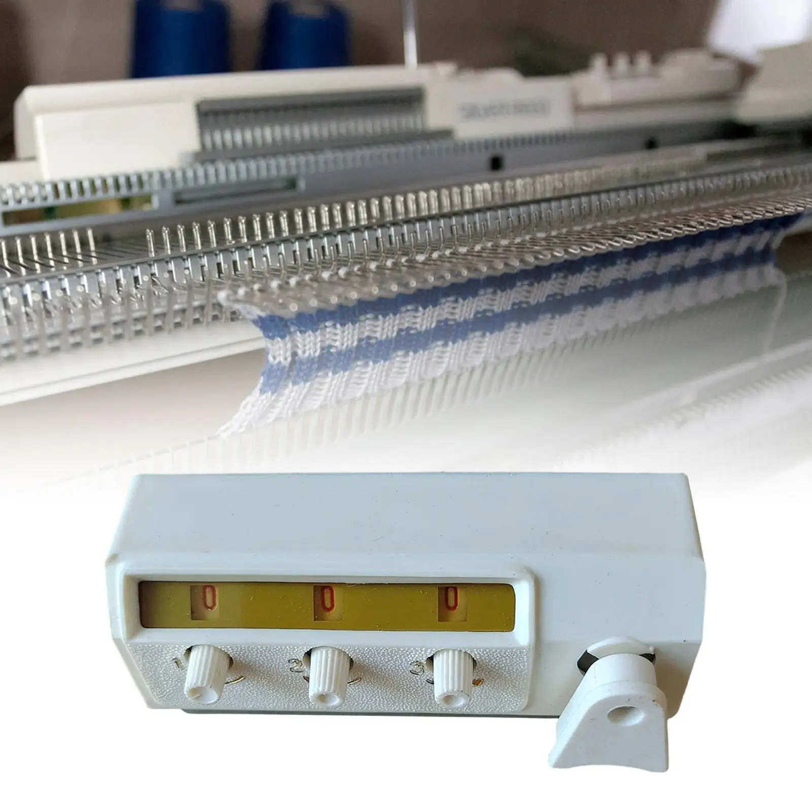 Knitting Machine Row Counter Sewing Tool Digital Counter Keep Track of Stitches Weaving Machine Accessory Row Counting Device