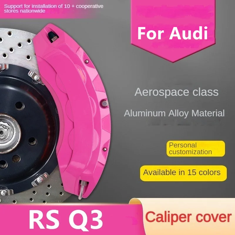 For Audi RS Q3 Car Brake Caliper Cover Front Rear 3D Aluminum Metal Kit   Fit Sportback 2020 2016 2015 2014 2012