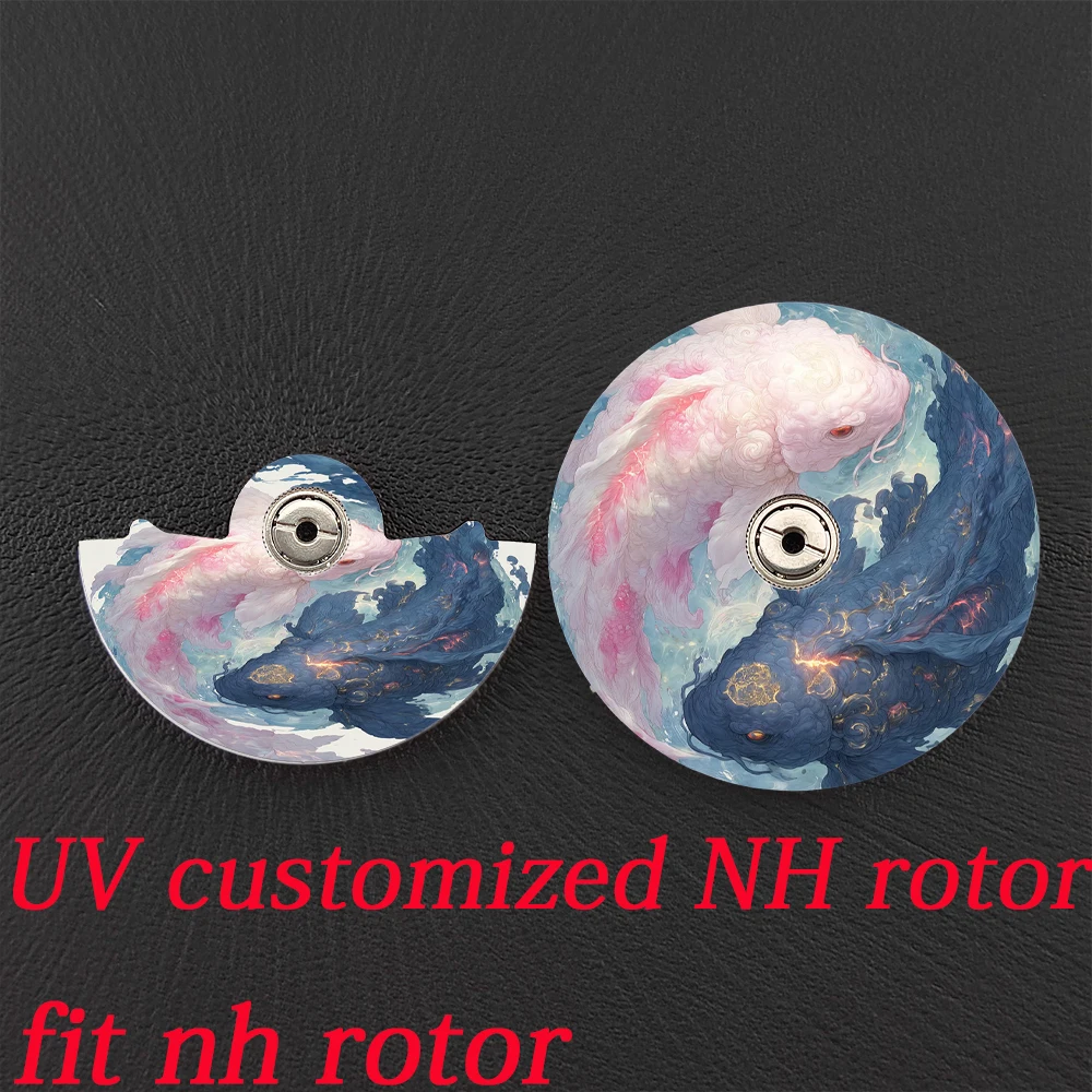 Customized Rotor fish NH35 Movement Rotor Fit NH38 NH39 4R35 NH35 Movement Pendulum Oscillating Weight Hammer Automatic Rotor