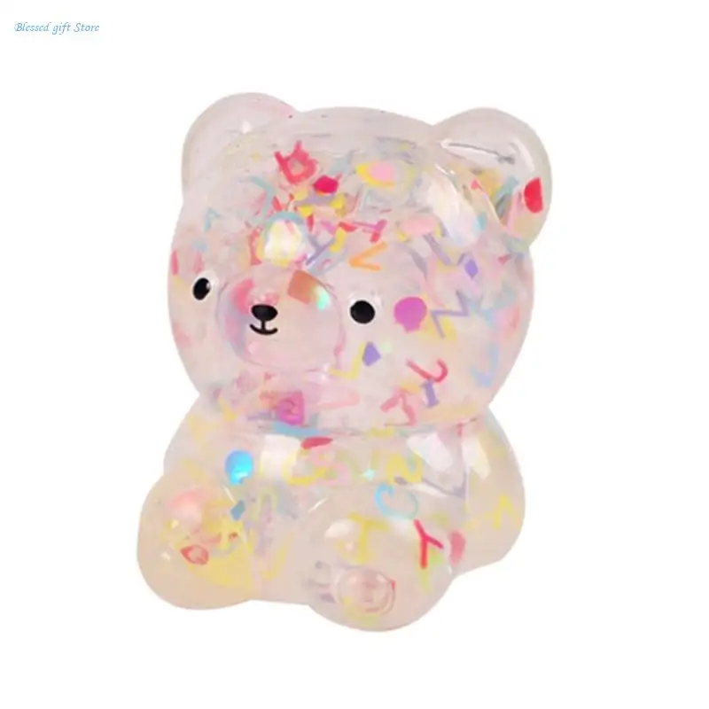 Stress Toy Hand Squeeze JellyBear Practical Joke Props Vent Balls Toy Kids Gift