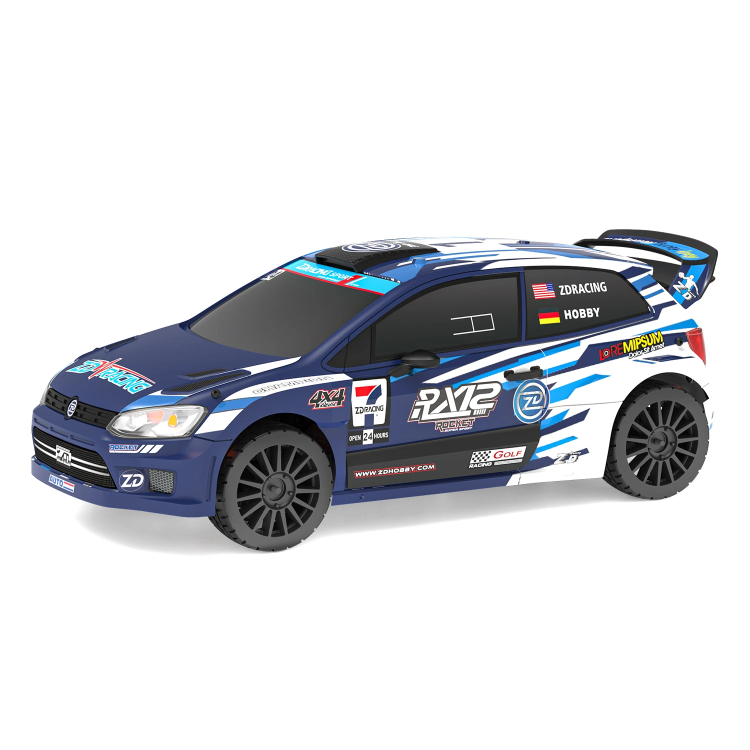 ZD RX12 RCラリーカー 1/12 シミュレーションRCリモートコントロールモデル 高速ブラシレス四輪駆動オフロードレーシングカー おもちゃ ギフト