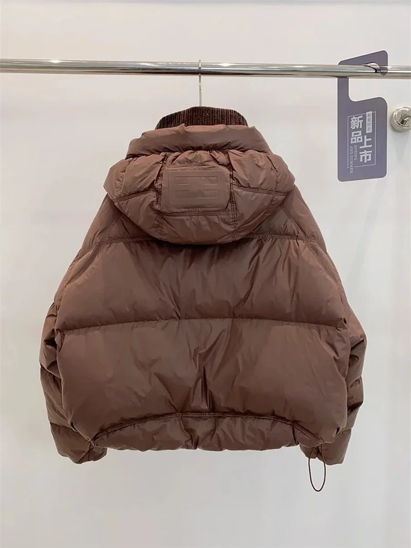 Winter Short Parkas Women Casual Hooded Thickening Puffer Jackets Female Casual Solid Zipper Cotton Padded Coat Warm Outwear