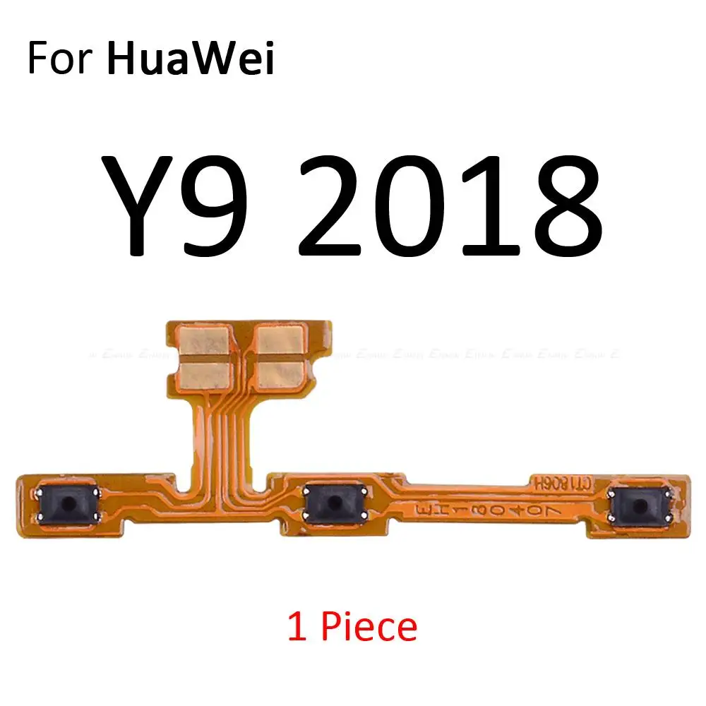 Mute Switch Power Key Part For HuaWei Y9 Y7 Y6 Pro Y5 Prime Lite GR5 2017 2018 2019 ON OFF Volume Button Control Flex Cable