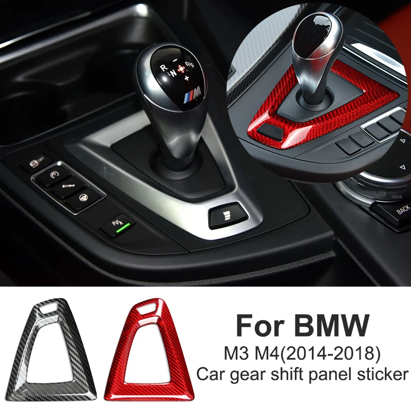 

Для BMW M3 M4 2014-2018 автомобильная панель управления переключением передач, декоративная наклейка, аксессуары для внутренней модификации