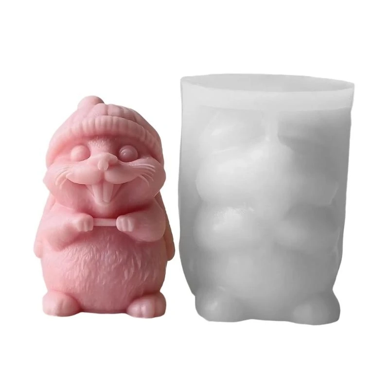 

Easy Releasing Silicone Mold Crafting Groundhog Statues Moulds Silicone Molds Suitable for Various Materials