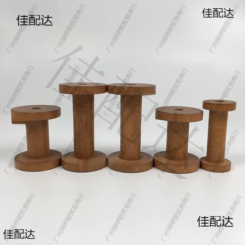 Wool spooling shaft Slide table Solid wood retro shaft Household wood spooling Manual reeling wheel Cross stitch joint Opening