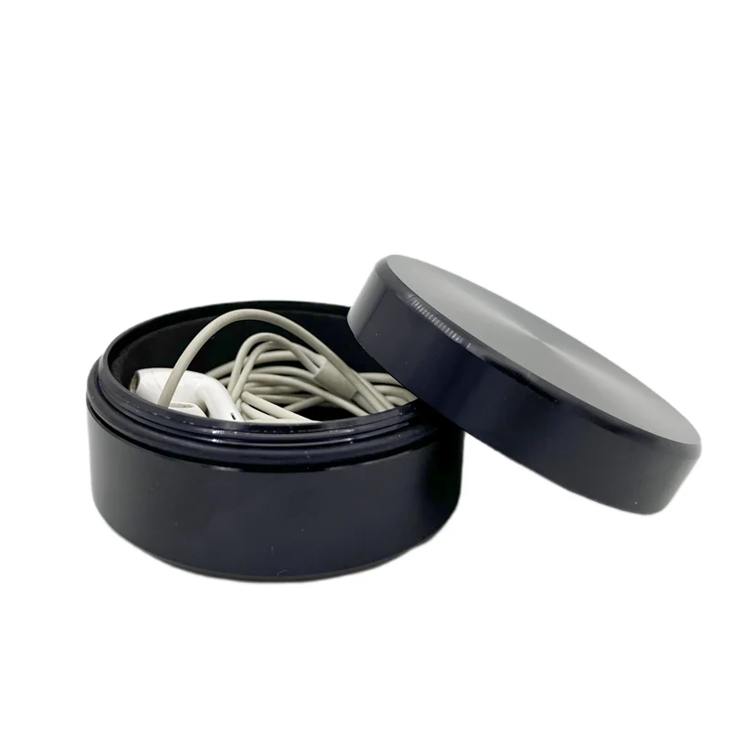 1pc Waterproof Smoking Box Aluminum Alloy Earphone Case Storage with Inside Sponges In Ear Monitor Container