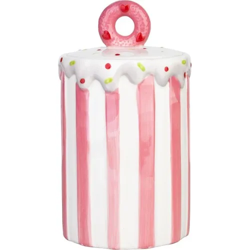 Zucci Cupcake Pattern Jar 21 cm-Pink