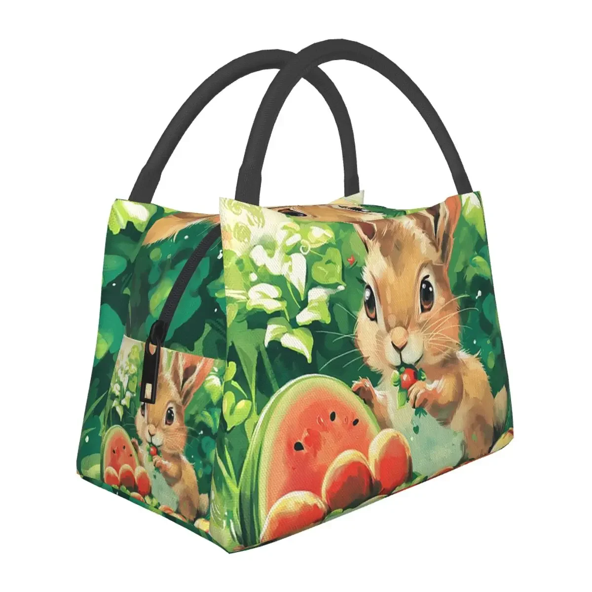 

Summer Delights Lunch Bags Insulated Bento Box Portable Lunch Tote Picnic Bags Cooler Thermal Bag for Woman Kids Office