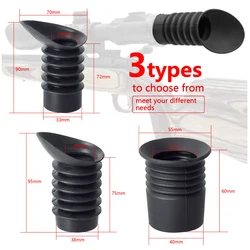 Tactical Hunting Flexible Scope Ocular Eye Protector Rubber Scope Lens Recoil Cover Eye Cup Extender Eyeshade Anti Impact