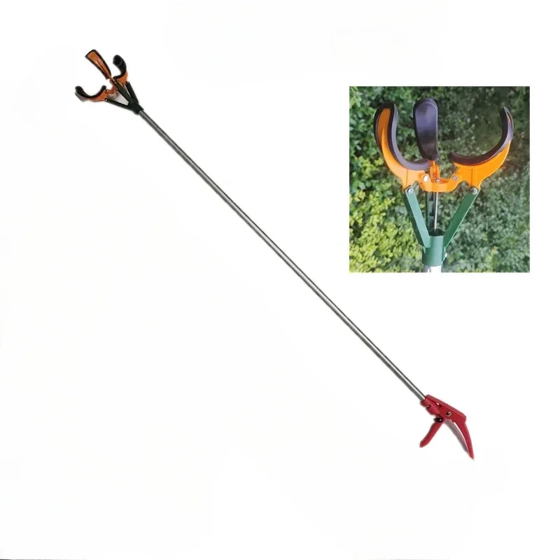 

Fruit picker Multifunctional picking artifact Telescopic rod Mango picking apple 3 grabbing three grabbing fruit picker