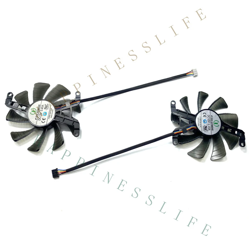 GR+   Graphics Card Cooling Fans for PALIT RTX3050 3060 3060ti 8GB Dual OC Spare Part