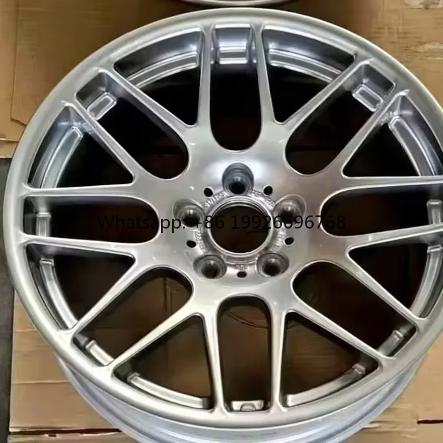 

YQ New E46 M3 CSL E36 E38 E39 F10 F30 5x120 Wheels 18 Inch Aluminum Alloy Casting Black Finish Multi Spoke