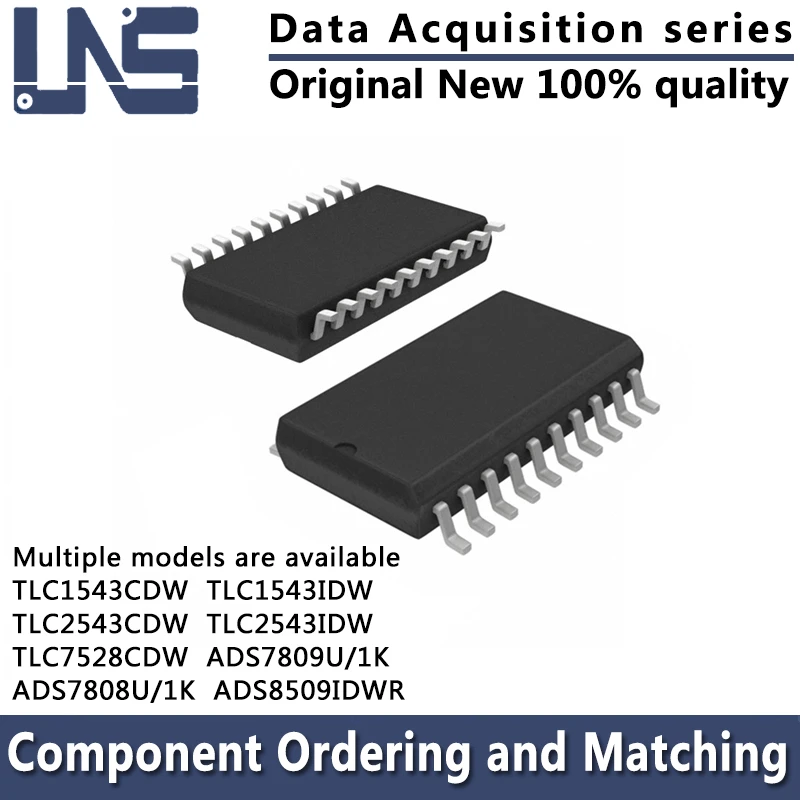 

1PCS TLC1543CDW TLC1543IDW TLC2543CDW TLC2543IDW ADS7808U/1K ADS7809U/1K ADS8509IDWR SOIC-20 Data Acquisition