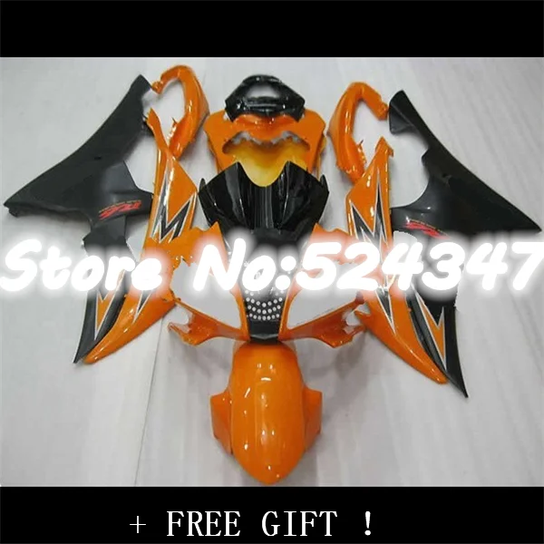 

Nn-YZFR6 08-12 YZF R6 08 09 10 11 12 orange black YZF600 2008 2009 2010 2011 2012 Fairings for Yamaha-Nn