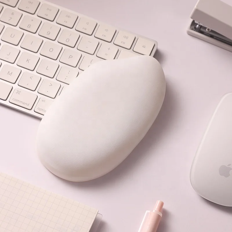 Bantalan Mouse busa memori, Set alas Mouse bantalan pergelangan tangan, lucu 3D untuk Laptop kantor, komputer, game