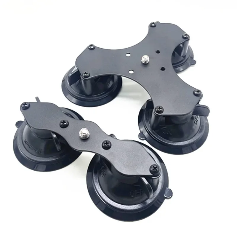 Dual / Triple Suction Cup Base Heavy Duty Twist Lock for GoPro Camera Mount Car Windshield Window Glass Phone Projector Holder