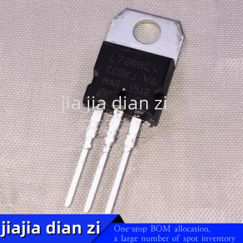 10 قطعة/الوحدة L7808CV TO-220 رقائق ic منظم الجهد في المخزون
