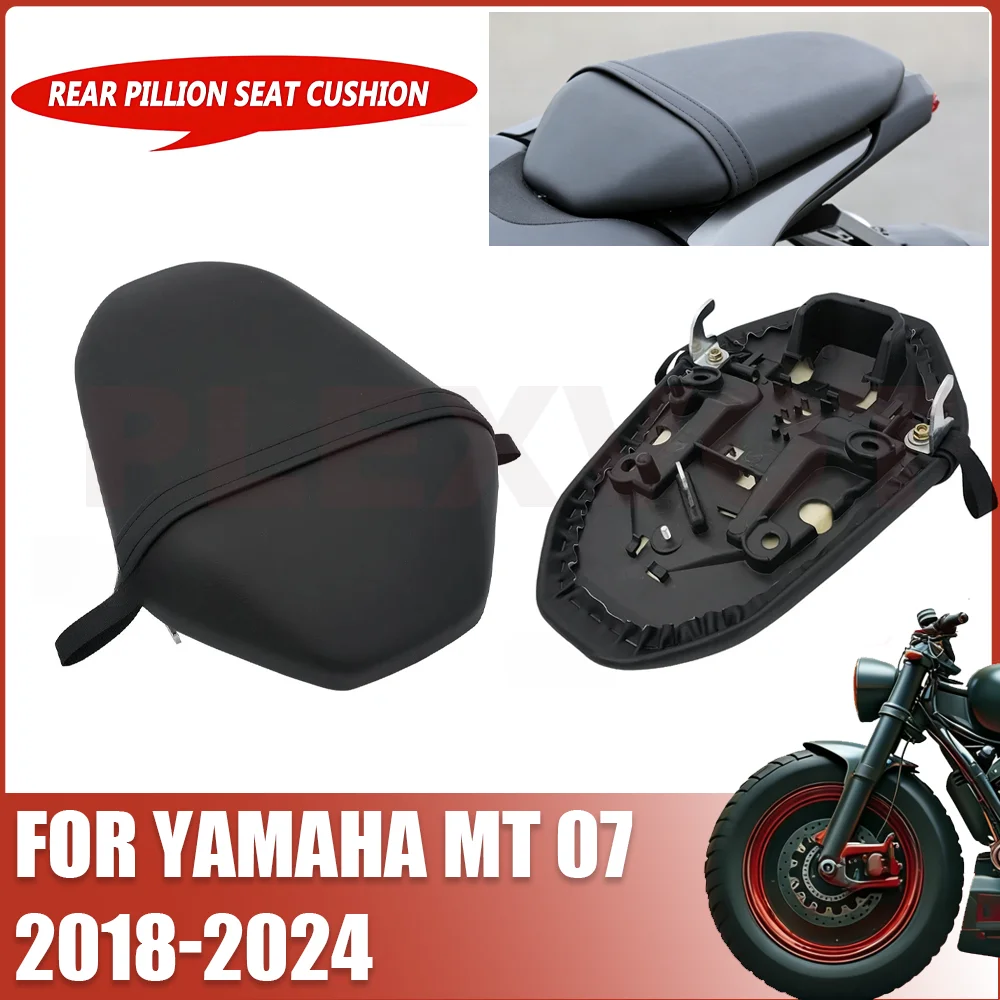 

MT07 18-24 Motorcycle Rear Passenger Seat Pillion Cushion For Yamaha MT 07 MT-07 2018-2024 2023 2022 2021 2020 2019