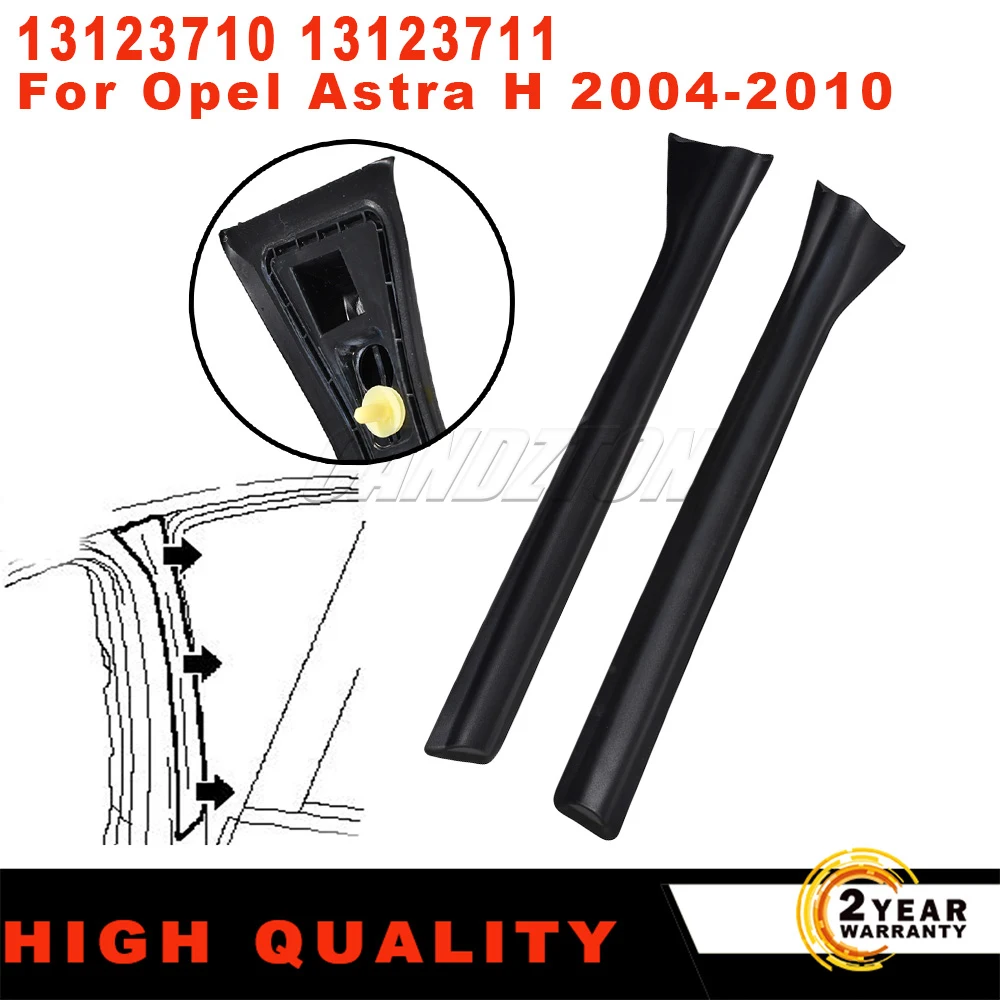 New Middle Column Rubber Seal Left Right 13123710 13123711 for Opel/Vauxhall Astra H MK5 B Pillar Rubber Seal Car Accessories