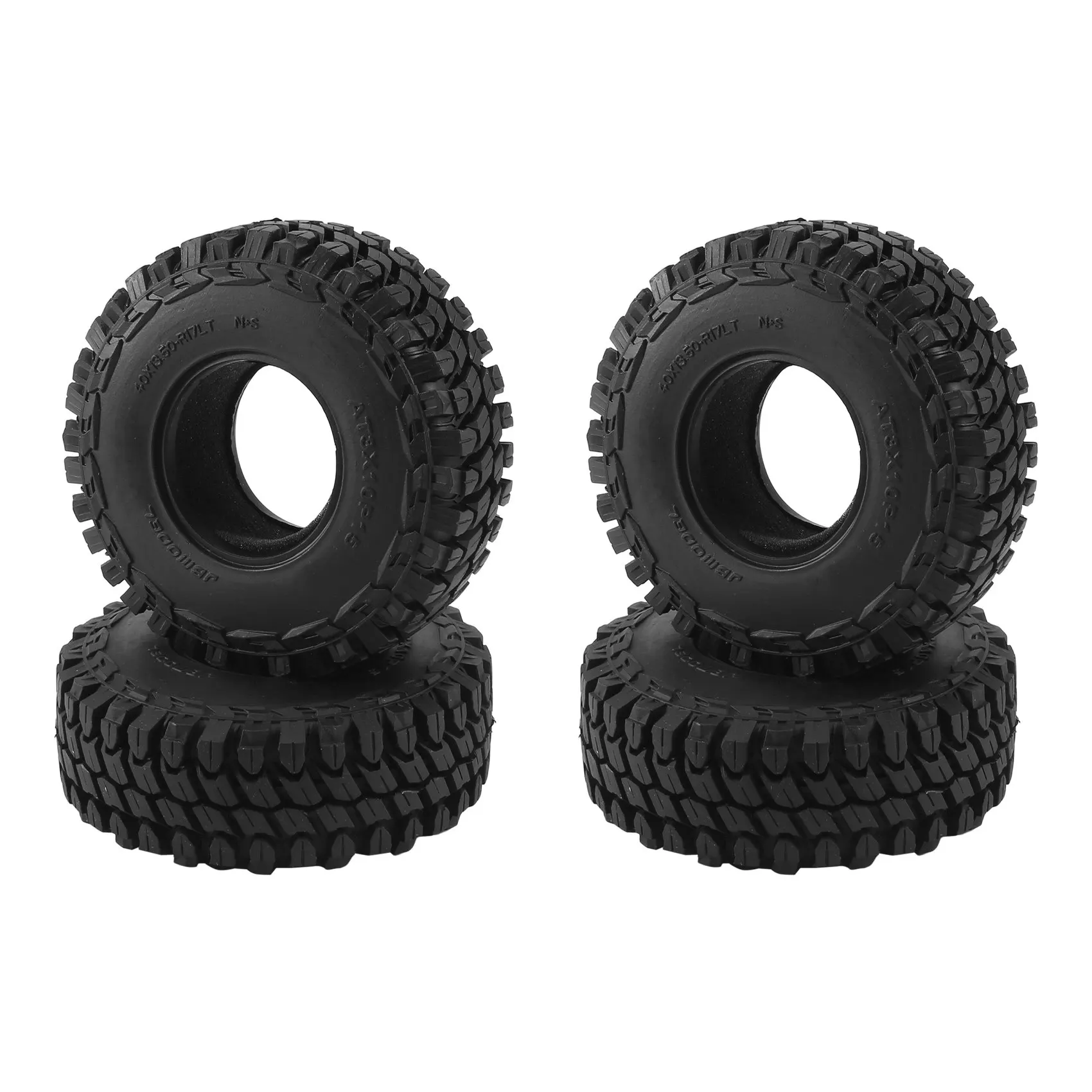 A04F-4PCS 110MM 1.9 Rubber Wiel Band Banden Voor 1/10 RC Crawler Auto Axiale SCX10 90046 SCX10 III AXI03007 Traxxas TRX4 D90