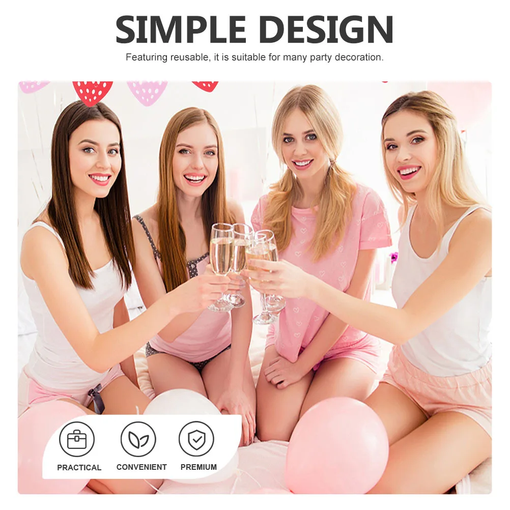 

3 set Strawberry Hanging Banner 3 Sets Felt Fruit Garland Party Decoration For Birthday Wedding Anniversary Classroom Window