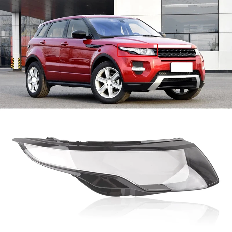 

Car Front Headlight Head Light Lamp Lens Shell Cover Replacement for Land Rover Range Rover Evoque 2012-2015 Right