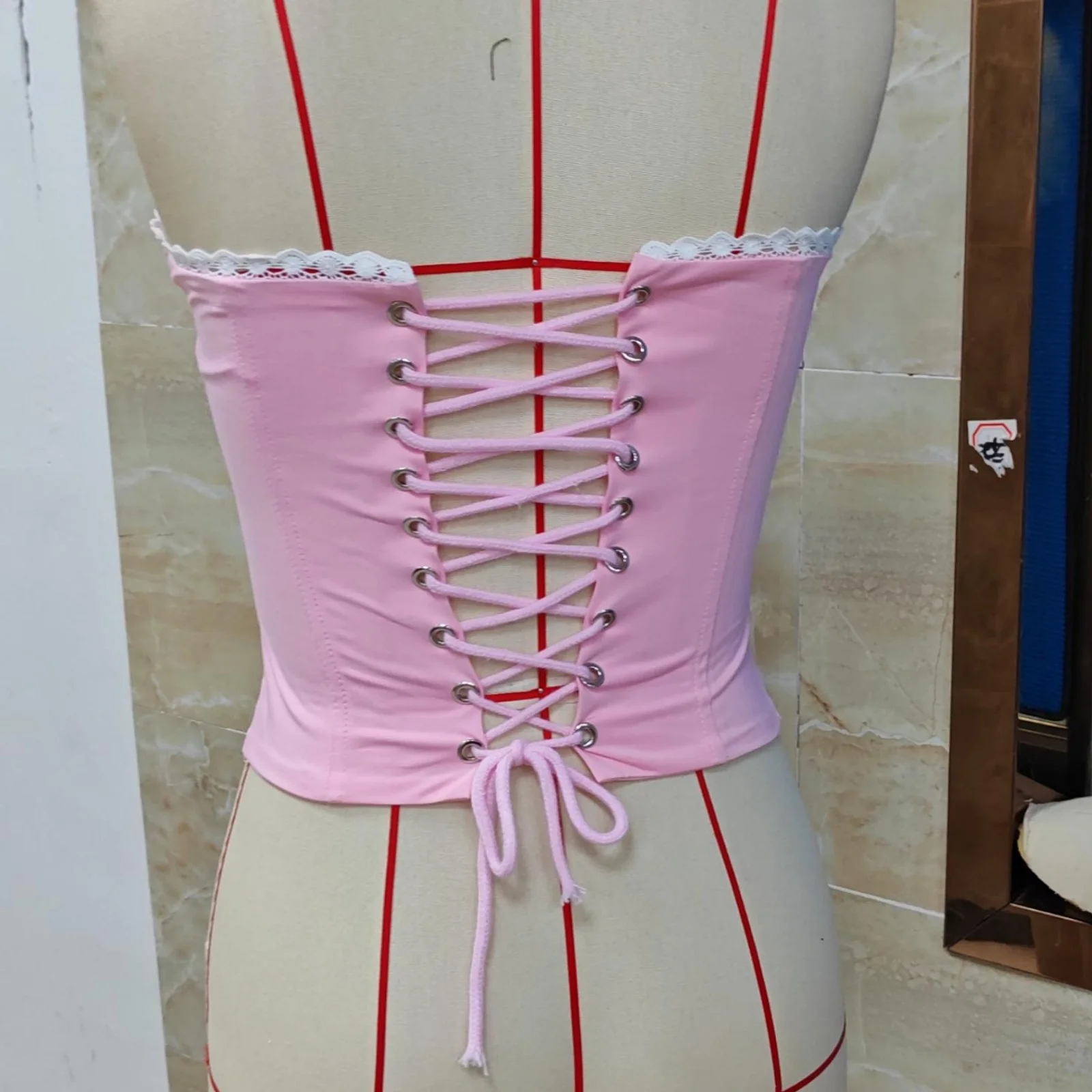 Tops de tubo con hombros descubiertos y espalda descubierta para mujer, chaleco de moda, Tops recortados de Color sólido, ropa de calle