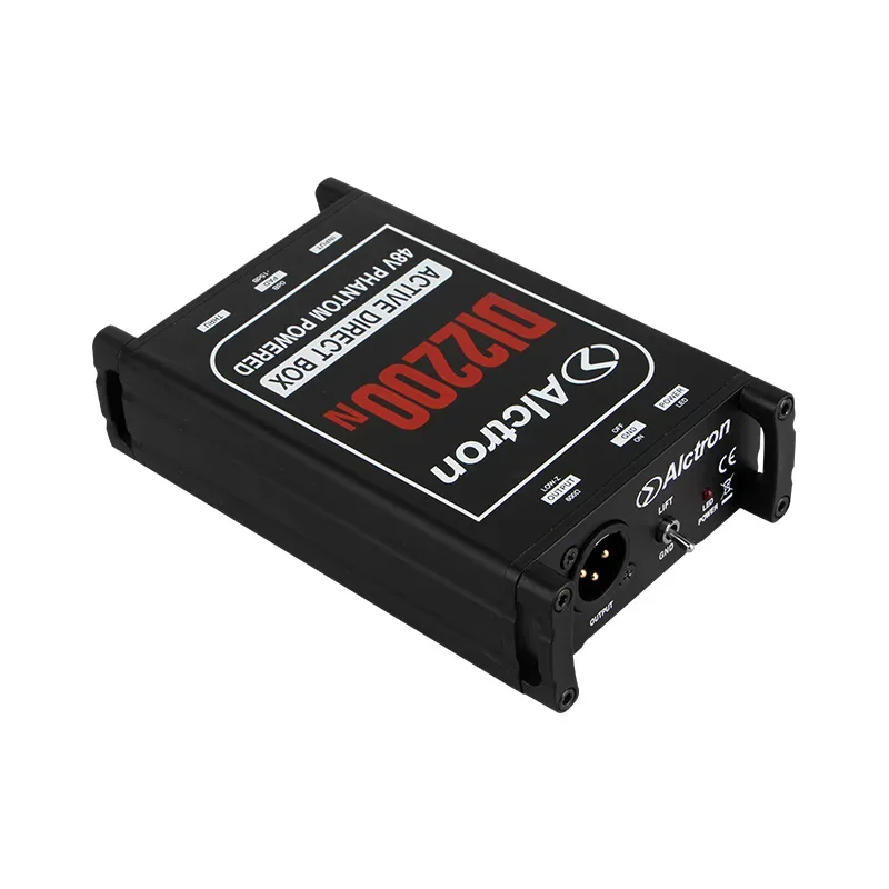 DI2200N high performance active DI box designed for instruments with high output level for stage-performance
