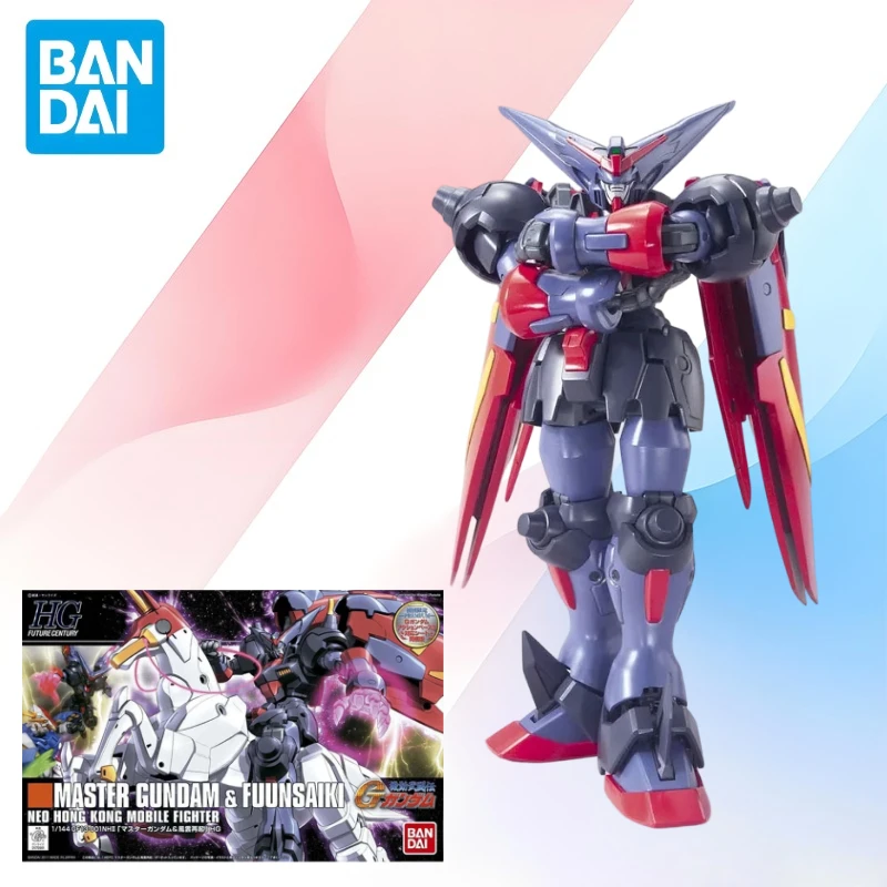 

Low price In Stock BANDAI Original Box HG MASTER GUNDAM AND FUUNSAIKI Action Figure Model Toy Gift for Kid Foam Box Packaging