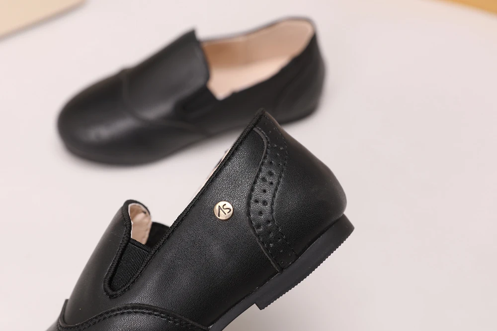 AS Kinderschuhe Marken-Kinderschuhe Baby Mädchen Lederschuhe Kleinkind Prinzessin Ballerinas Jungen Brogue Oxford Weiche Plateau Mary Jane Schuhe – Detail 28