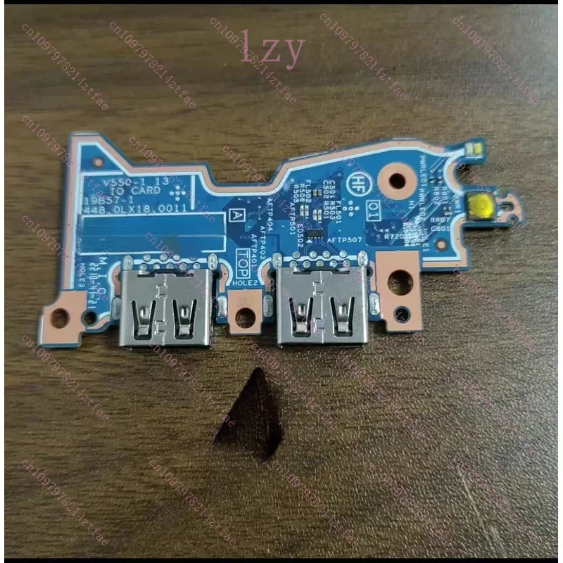95%NEW Original 19B57-1 FOR Lenovo ThinkBook 13S G2 ITL V550-1 13 rebounding USB small board switch board
