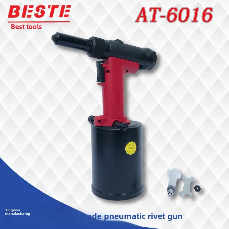 Taiwan Best AT-6017 Pneumatic Riveting Gun, Seahorse Riveting Machine, Drawing