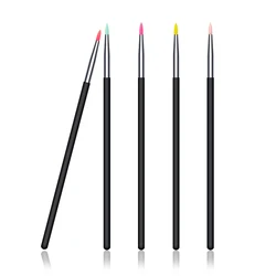 Pointed Silicone Concealer Brush Super Fine Eyeliner Tool Tear Trough Acne Spots Woman Makeup Brush Nail Art DIY Painting Tools