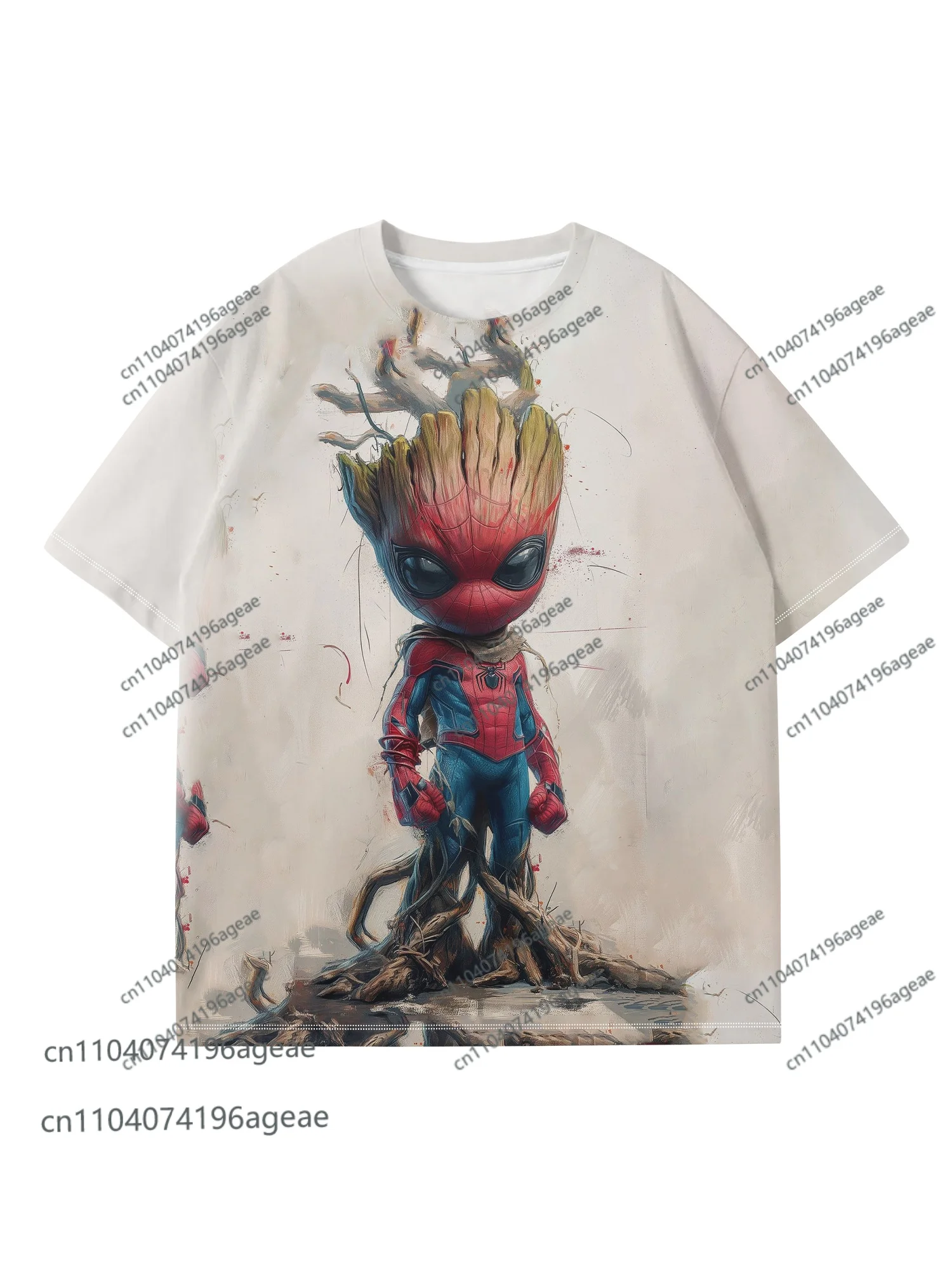 T-shirt Baby Groot DJ - Design Parodique Avec Casque Et Lunettes De Soleil - Tailles S à 5XL, 180 G/m² - 10