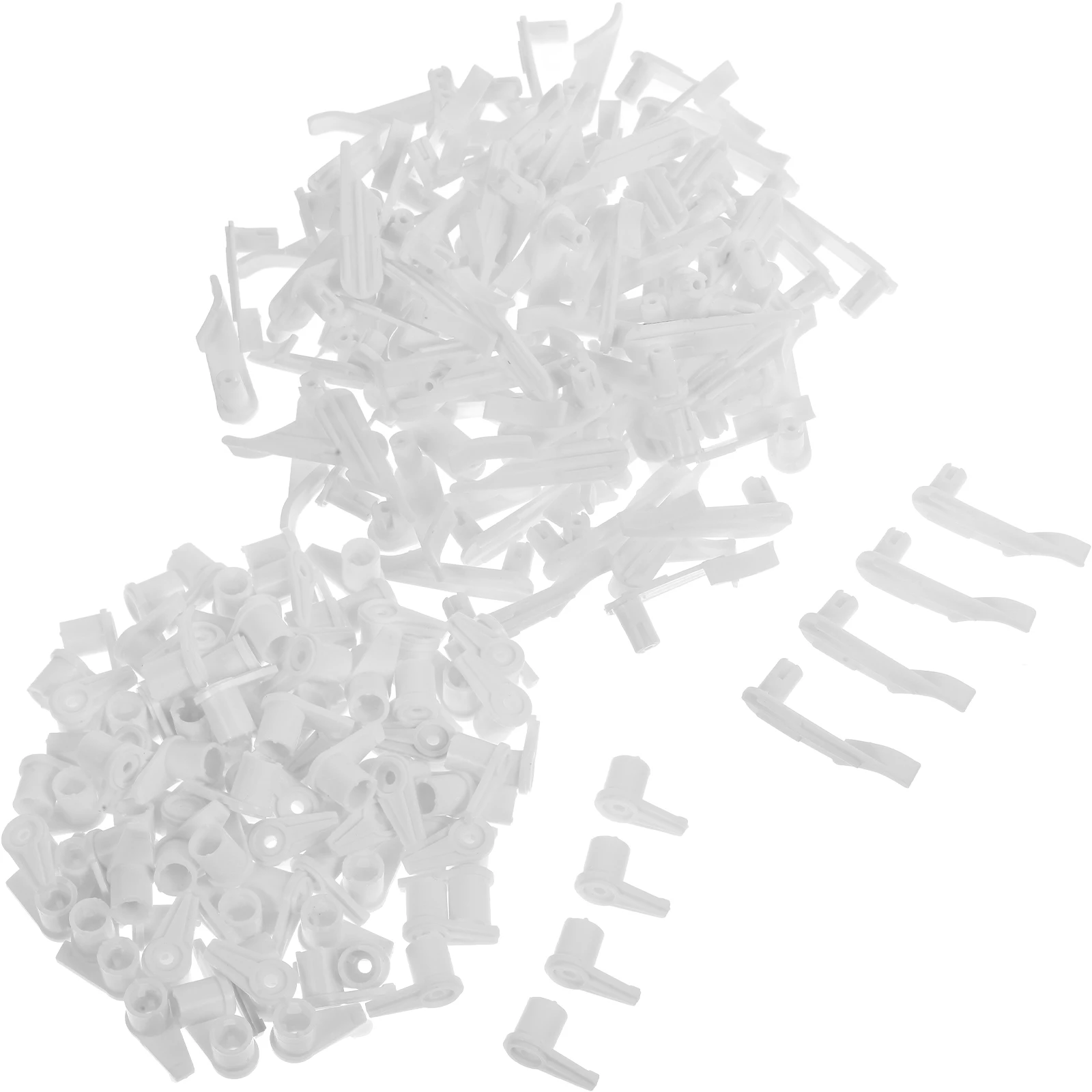 

100Sets Ceiling Lampshade Clips Lamp Fixing Buckles Thickened Plastic Ceiling Light Fastening Accessories for Living Room