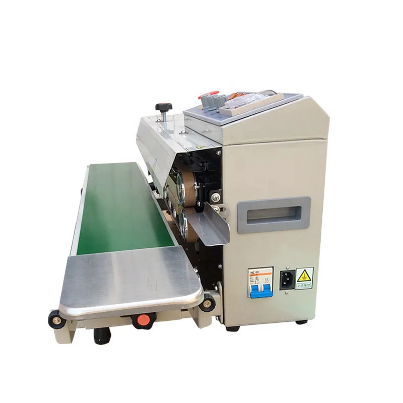 Commercial Automatic Continuous Sealing Machine Tea Food Aluminum Foil Plastic Bag Sealing