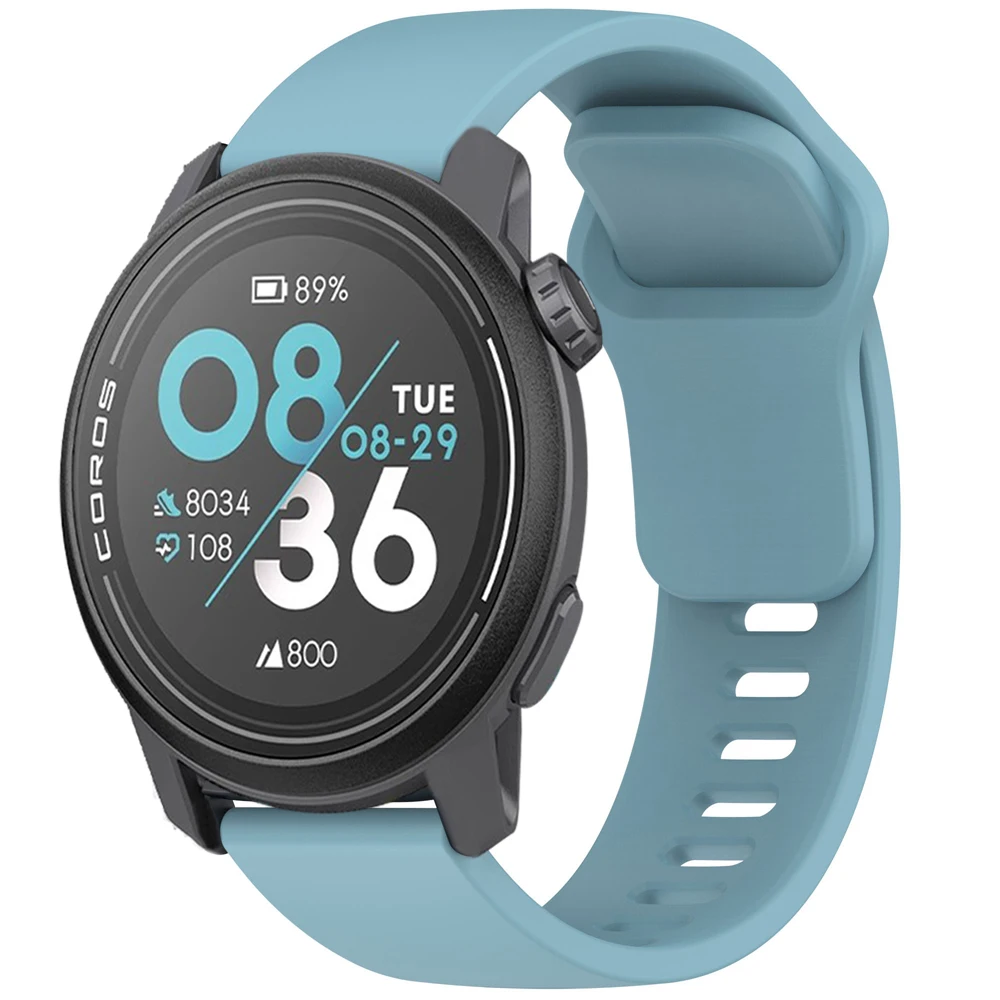 Pulseira de liberação rápida pace 3 para coros pace 2 3/pace pro/apex 2 pro/apex 2/apex 46mm 42mm pulseira de silicone 20mm 22mm pulseiras de pulso