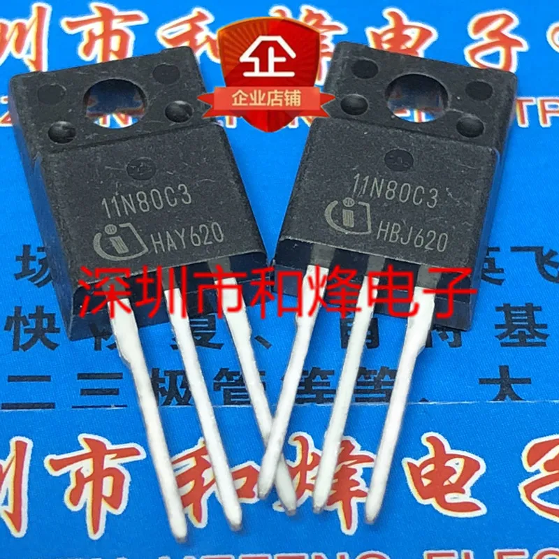 Free shipping   11N80C3 SPA11N80C3  TO-220F 800V 11A     10PCS