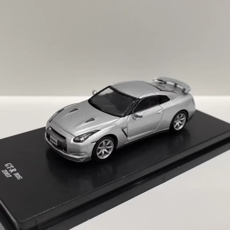 DEA 1/64 مقياس GT-R R35 2007 سبيكة محاكاة نموذج سيارة مجموعة ثابتة زينت عطلة اللعب هدية تذكارية #3