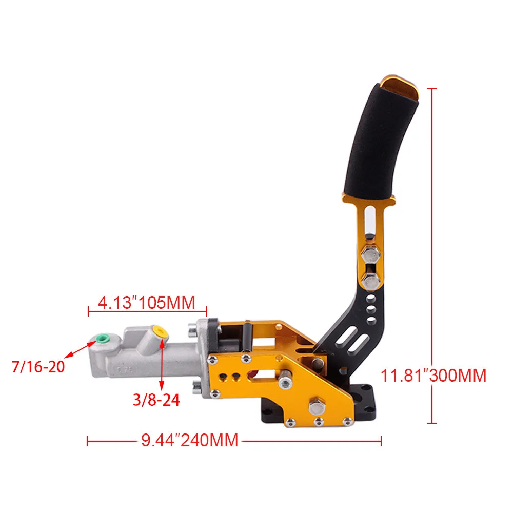 Car Modification Fittings Hydraulic Hand Brake Racing Drift Competitive Handbrake Primary Color Pump Color Handbrake Universal