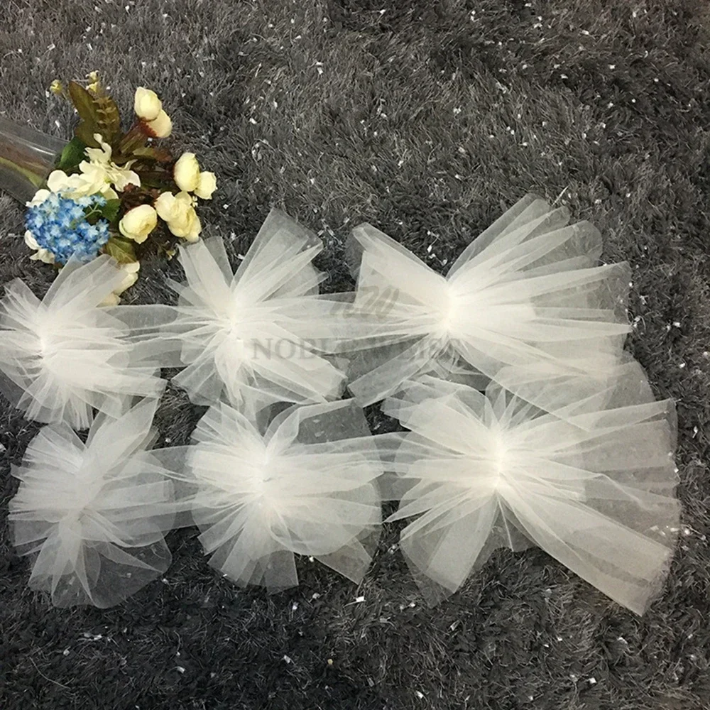 Elegant Bridal Gloves with Long Folded Design for Wedding Dress and Photography Customized